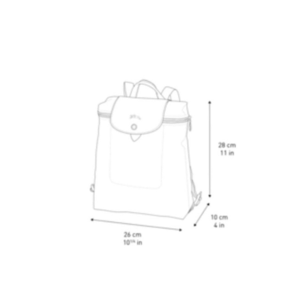 Longchamp Red Backpack - Picture 10 of 10